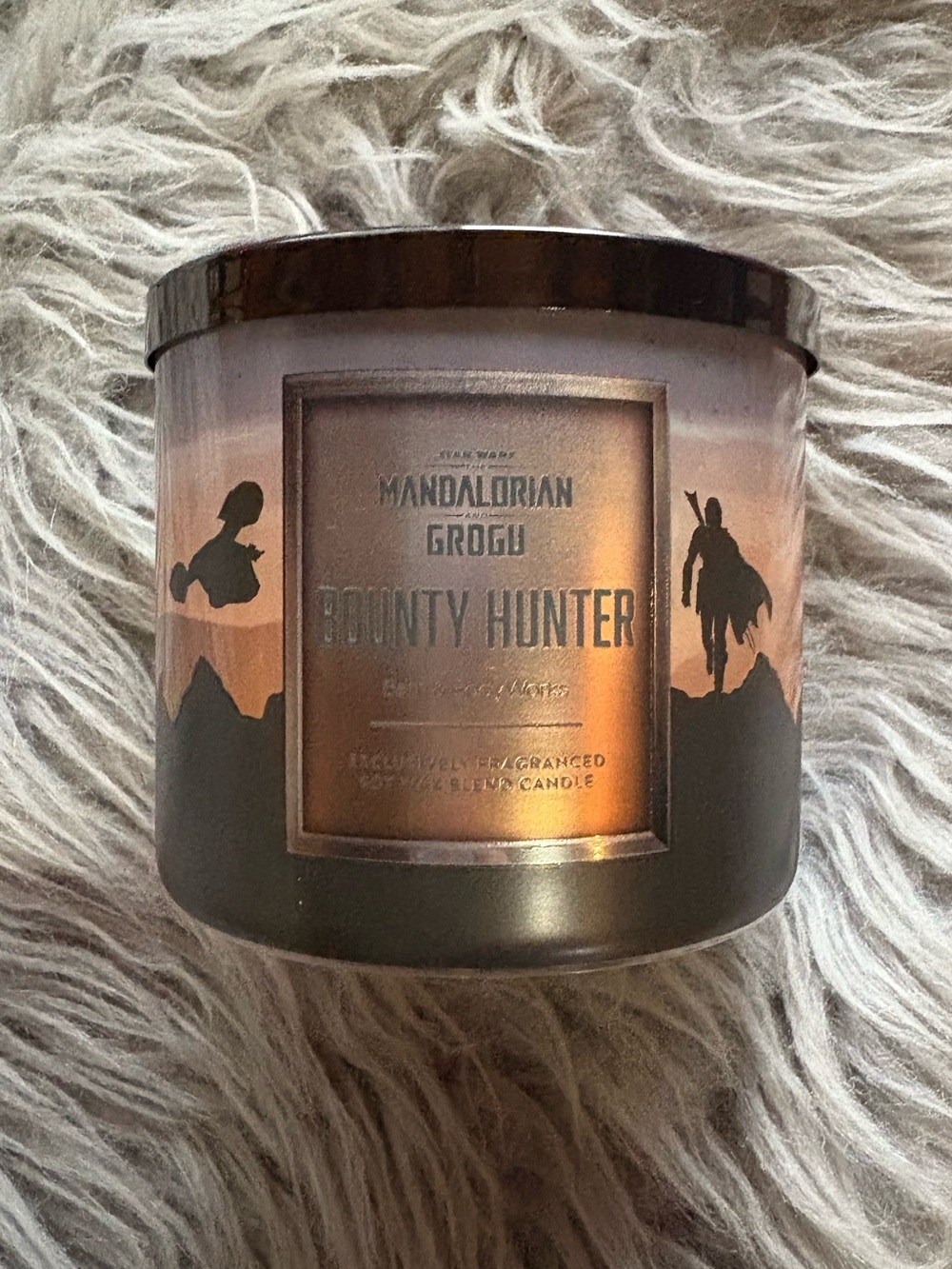 BBW STAR WARS BOUNTY HUNTER THREE WICK CANDLE NWT